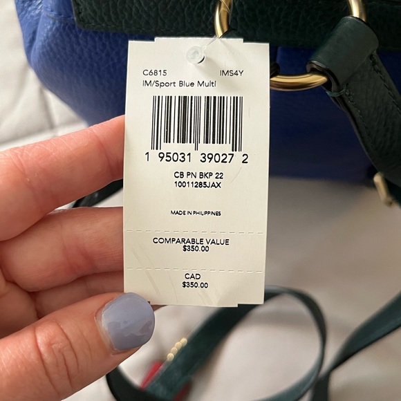 Coach Pennie Backpack 22 in Colorblock | NWT - Picture 10 of 11